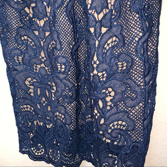 Ministry of Style Blue WILD THING Lace Dress NWT - Picture 5 of 14